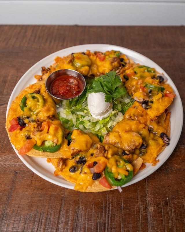 Ale House Tostada Nachos.