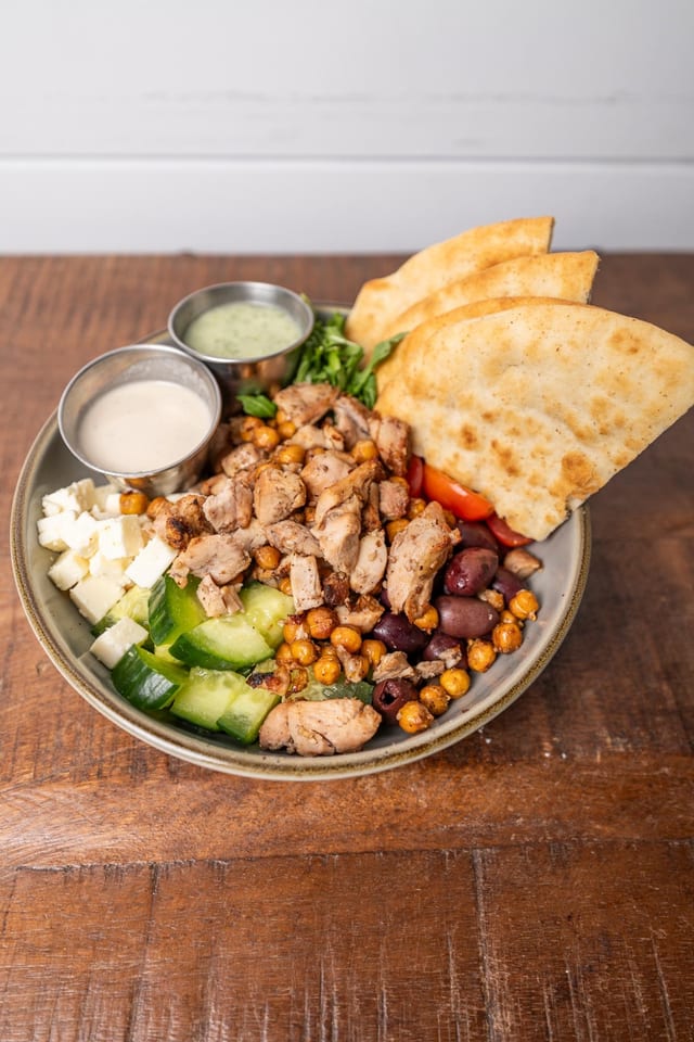 Mediterranean Chicken Bowl.