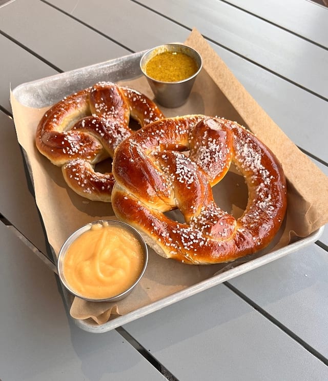 Baked Soft Pretzel.